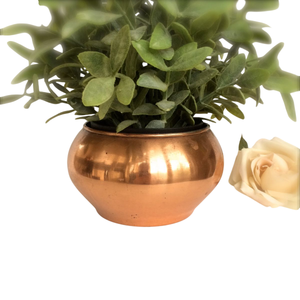 Handmade Planter Antique Brass Flower Pot With Greek Key Pattern Classic Design For Indoor <b>Plant</b> Decoration - Product Image 4