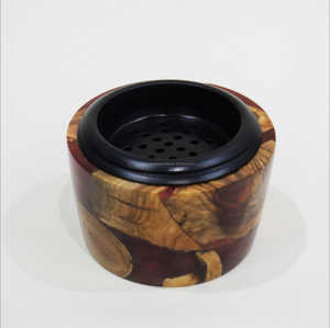 <b>Wood</b> and Resin Mubkhar With Acrylic Stand Customize Design Handmade Luxury Arabic Design Indian Made Mubkhar Bakhoor <b>Burner</b> Set - Product Image 1