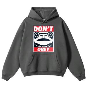 Sweat à capuche - Pull Meme Anti-Autorité pour Homme en Coton Brodé 100% - Product Image 2