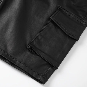 Buen Proveedor, Diseño Único, Servicio OEM ODM, Logotipo Personalizado, Pantalones Cortos de Cuero Transpirables, Ligeros y Duraderos para Adultos - Product Image 4