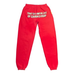 Pantalon de survêtement personnalisé Street Wear 400 GSM THAT'S A AWFUL LOT OF COUGH SYRUP, haute qualité, 100% coton, respirant, séchage rapide - Product Image 3