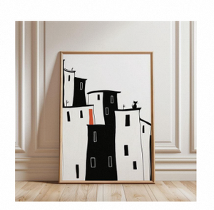 Obras de Arte Modernas y Originales, Pinturas al Óleo Pintadas a Mano sobre Lienzo, Escena de Montaña con Excursionistas y Pinos, Estilo Realista, Decoración de Interiores - Product Image 3