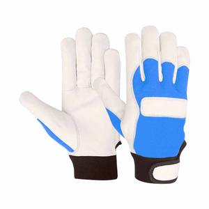 Guantes de Trabajo Resistentes al Calor, de Cuero Vacuno Granulado, con Revestimiento de Spandex en la Parte Posterior, para Trabajo Pesado - Product Image 2