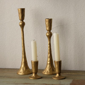 Bougeoirs en laiton de qualité supérieure avec porte-bougies de luxe pour centres de table de mariage, tables à manger et décorations d'événements - Product Image 5