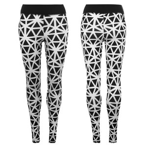 High Waist Geometric Printed <b>Yoga</b> Leggings Full Length Four-Way Stretch Spandex Polyester <b>Women</b> <b>Pants</b> - Product Image 2
