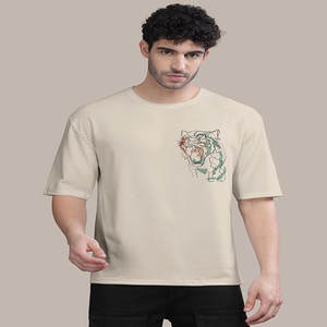 Camiseta Personalizada Extra Grande con Hombros Caídos, Camiseta Lisa al por Mayor, Camiseta de Alta Calidad para Hombre - Product Image 2