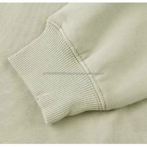 Sweats à capuche personnalisés 100% coton épais pour hommes, sweat-shirt décontracté à manches longues en éponge française avec capuche pour la saison de printemps - Product Image 3