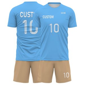 Wholesale Custom Size Breathable Lightweight Men's Soccer Uniform Short Sleeve Sustainable Soccer Wear - Product Image 2