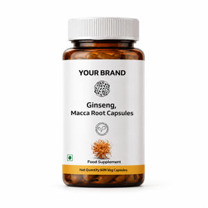 Capsules de Ginseng et de Racine de Maca Premium avec Mélange d'Extraits Herbacés Naturels, Emballage en Bouteille Scellée, Complément Alimentaire à Base de Plantes - Product Image 3