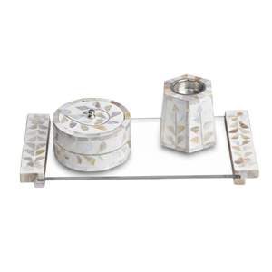 Quemador de Incienso de Nácar de Alta Calidad y Caja con Bandeja de Acrílico, Ideal para Regalo, para el Ramadán y el Eid, Venta al por Mayor - Product Image 1