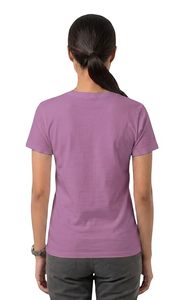 เสื้อยืดผ้าฝ้ายเนื้อนุ่มแบบสวมใส่สบายสำหรับฤดูร้อน คอวี แขนสั้น ทรงปกติ สำหรับผู้หญิง เหมาะสำหรับใส่ทำงาน - Product Image 2