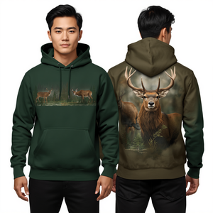 Sweat à capuche en coton pour homme, imprimé, décontracté, pour l'extérieur, mode, pull-over, vêtement graphique, doux, de qualité supérieure, pour tous les jours - Product Image 2