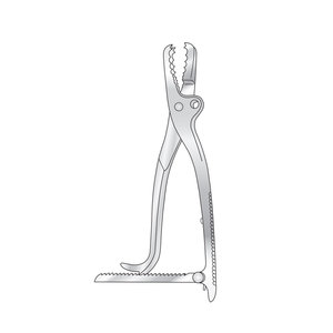 Pinza para Huesos Farabeuf-Lambotte de 260 mm, Acero Inoxidable, Instrumento Quirúrgico Ortopédico Reutilizable, Fabricada en Pakistán - Product Image 1