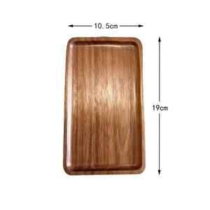 Rectangle/Oval Food Cup Plate Dessert Candy Wooden Tableware Plate Gongfu <b>Tea</b> <b>Tray</b> Kitchen Supplies - Product Image 4