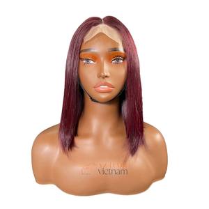 Pelucas de Cabello Humano Bob, Cabello Vietnamita Virgen, Sedoso, Liso, Pelucas de Cabello Vietnamita Virgen en Varios Colores, Longitud Corta - Product Image 3
