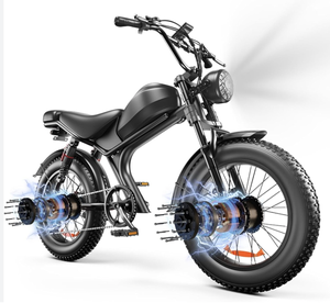 MEJOR OFERTA 2026: Bicicleta Nueva Negra con Asiento Marrón, Neumáticos Anchos Kenda, Llantas Verdes Fluorescentes, Frenos de Disco, Transmisión por Cadena - Product Image 2