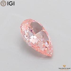 Diamante de 1.00 Quilates con Certificado IGI, Color Rosa Intenso, Claridad VVS2, Cultivado en Laboratorio CVD, Corte Pera, para Diseño de Anillo de Lujo - Product Image 5