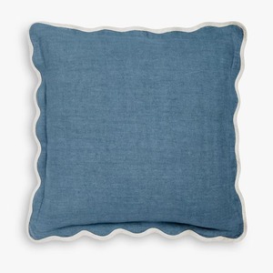 Linen Rectangle Cushion Cover with Ruffle Trim Nordic Style Handmade <b>Decorative</b> <b>Pillow</b> for Home Use - Product Image 4