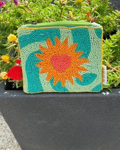 Starfish Beaded Coin <b>Purse</b> Ocean Theme Handmade Zipper Pouch High Quality Eco-Friendly Nylon <b>Cute</b> Mini Wallet - Product Image 4