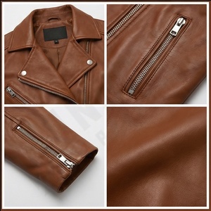 2025 High Premium Modern Design Women Original Pure Leather <b>Jackets</b> Women Genuine <b>Sheepskin</b> Leather <b>Jacket</b> Custom Leather <b>Jacket</b> - Product Image 2