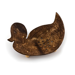 Porta jabón de coco natural para decoración de baño, bandeja de drenaje de cáscara de coco a precio económico - Product Image 4