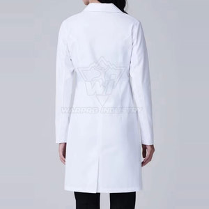 เสื้อกาวน์แพทย์เกรดโรงพยาบาล สีขาว ทนทาน สวมใส่สบาย เหมาะสำหรับงานด้านวิทยาศาสตร์การแพทย์ - Product Image 3