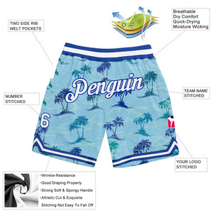 Pantalones Cortos de Baloncesto Personalizados para Hombre, Sublimados, de Tela de Lana, Transpirables, de Secado Rápido, con Cierre de Cordón - Product Image 2