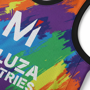 Tenues de basketball sublimées sur mesure, en tissu mesh respirant, ensemble maillot et short avec logo personnalisé - Product Image 5