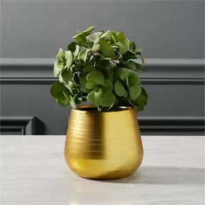 Jardinière en métal moderne pour plantes d'intérieur et d'extérieur, pot décoratif pour fleurs, pour la maison, le balcon, la décoration du jardin - Product Image 3