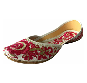Sandalias Estampadas Hechas a Mano de Primera Calidad, Sandalias de Moda para Mujer, Jutti Punjabi Pakistaní, Khussa Hecho en Pakistán - Product Image 2
