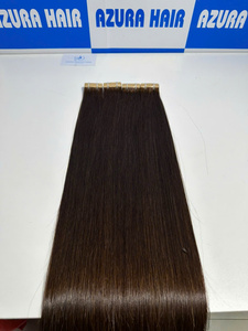 Bande de cheveux de luxe Remy dans les extensions Cheveux humains vietnamiens invisibles avec bande régulière de style droit doux Ins - Product Image 2