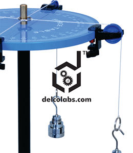 Aparato de Mesa de Fuerza para Laboratorios de Física Delcolabs, Equipo Educativo para Experimentos Vectoriales en Escuelas y Universidades - Product Image 3