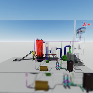 Caldera Industrial de Aceite Térmico, Sistema de Calefacción de Fluido Térmico a Gasóleo - Product Image 2