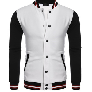 Chaqueta Varsity de Lana con Diseño Personalizado al por Mayor, Chaqueta Letterman con Mangas de Cuero para Hombre y Mujer, Producción en Fábrica OEM ODM al por Mayor - Product Image 1