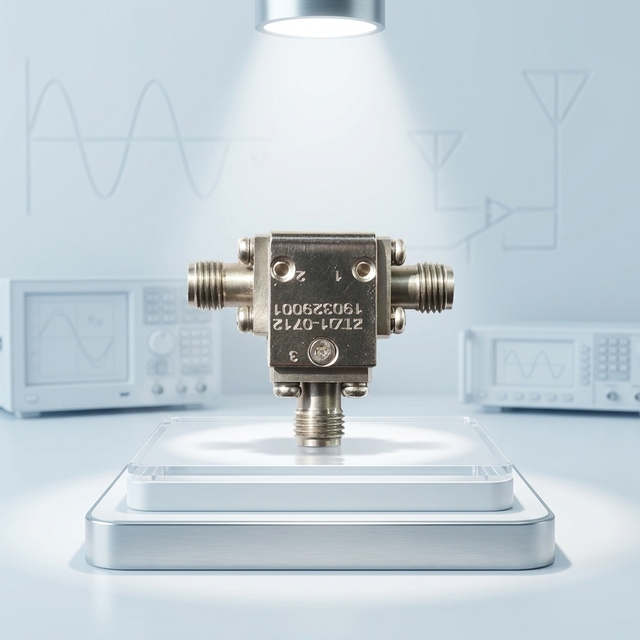 Reliable 200W Coaxial Circulator Wideband 0.7-2.7 GHz High Isolation 20dB Low Insertion Loss RF Circulator for Telecom Radar