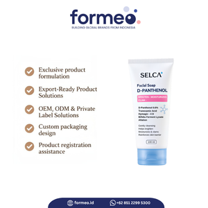 Savon Visage OEM Marque Privée Acide Tranexamique D-Panthénol Nettoyant 100ml Éclaircissant Hydratant - Product Image 3