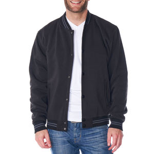 Chaquetas Varsity de Invierno Personalizadas de Alta Calidad, Cuello Alto, Mangas Largas, Forro Polar Impermeable, Tela de Lona, Color Personalizado - Product Image 6