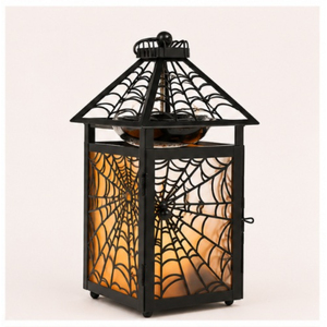 Halloween <b>Lantern</b> Spooky Black Spider Web Design Hanging <b>Lamp</b> for for Haunted House & Indoor Party Decor In Competitive Price - Product Image 1