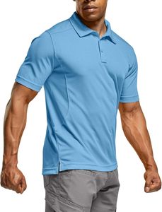 T-shirt vierge de haute qualité pour homme, personnalisable avec broderie, décontracté, pour le golf, coupe classique, en mélange de coton écologique, OEM ODM - Product Image 1