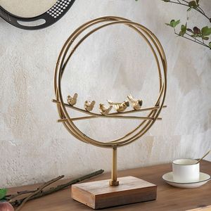<b>Decorative</b> Metal <b>Table</b> <b>Top</b> Centerpiece For Office Reception <b>Table</b> Styling With Modern Finish And Luxury Appeal - Product Image 4