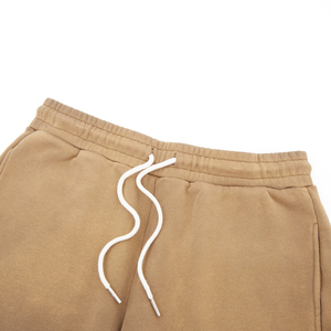Shorts de sport pour hommes et garçons, style streetwear, vintage, délavés, effet usé, délavés à l'acide, effet soleil, coupe robuste - Product Image 3
