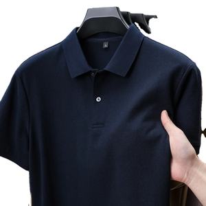 100% pur coton 2025 nouveau de haute qualité à manches courtes été nouveaux hommes respirant polo de haute qualité personnalisé T-shirt haut - Product Image 3