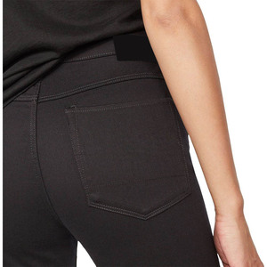 Jean en denim pour femme, taille haute, coupe droite, avec strass et design diamanté - Product Image 4