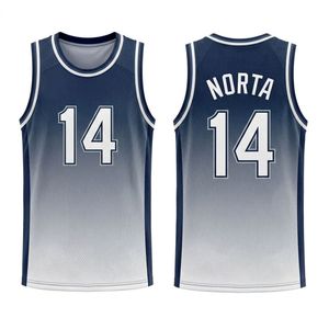 Camiseta de Baloncesto Gris Oscuro con Patrón de Cuadrícula, Paneles Laterales Naranjas Sublimados, Malla Transpirable, Ropa de Entrenamiento para Equipos - Product Image 4