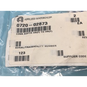 7 AMAT 0720-02873 CONN ADPTR <span class=keywords><strong>HN</strong></span>(<span class=keywords><strong>F</strong></span>) TO I (<span class=keywords><strong>F</strong></span>), 160785 - Attrezzature e Componenti Semiconduttori Globali Affidabili su Scala Globale - Product Image 1