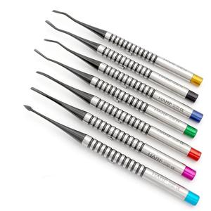 Ensemble de 7 élévateurs manuels en acier inoxydable PDL à pointes précises, réutilisables, pour usage dentaire, chirurgical et vétérinaire, certifiés CE, par Grip Surgical - Product Image 6