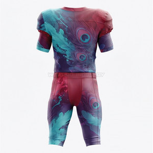 Uniforme de Fútbol Americano Personalizado para Equipo, Jersey Sublimado Ligero y Pantalones de Fútbol Americano, Perfecto para la Liga y el Entrenamiento Diario - Product Image 2