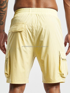 Vente chaude Logo Personnalisé D'été Multifonctionnel Poche Nylon Tissu Stretch Casual Shorts Breathablr Plus La Taille Hommes Shorts Pantalon - Product Image 5