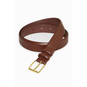 Cinturones de Cuero Genuino Color Marrón con Hebilla de Latón, Hechos a Mano, Estilo Americano, para Hombre, Ecológicos, Hechos en India - Product Image 1