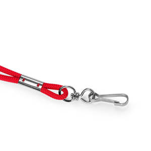 High Quality Referee Metal Coach Whistle Cords Polyester String Lanyard Coated Finish Customizable Length Whistle Cords - Product Image 3